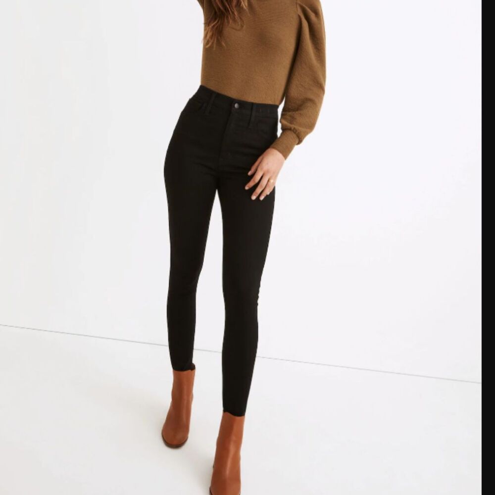 NWT 11" High-Rise Roadtripper Supersoft Skinny Jeans: Stirrup Edition 26 Black